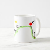 丘-誕生日のユーモアに コーヒーマグカップ (正面右)