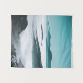 丘、霧、木の層 タペストリー (正面(横))