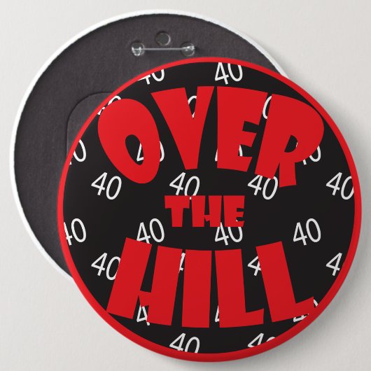 丘"40" | 40th誕生日 缶バッジ (正面&裏面)