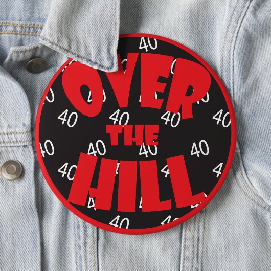 丘"40" | 40th誕生日 缶バッジ (インサイチュ)