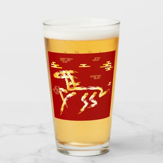 丙午 タンブラーグラス (ドリンク正面)