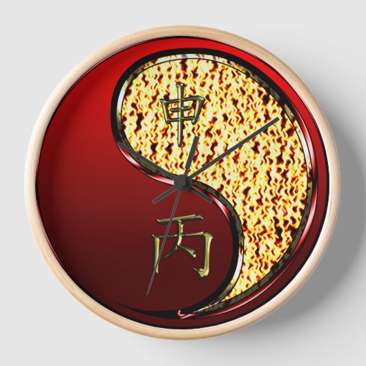 丙申 壁時計 (正面)