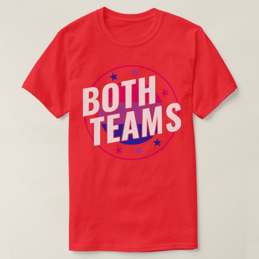 両おもしろいチームLGBT Tシャツ (デザイン正面)