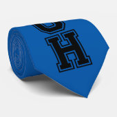 両サイドに野球のコーチのネクタイがプリント! ネクタイ (ロール)