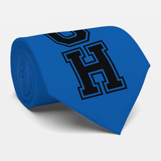 両サイドに野球のコーチのネクタイがプリント！ ネクタイ (ロール)