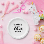 両チームがサッカーに負けたらいいと思おもしろいう ペーパープレート (パーティー)
