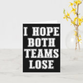 両チームが負けますように アメリカンフットボール 面白い カード (黄色い花)