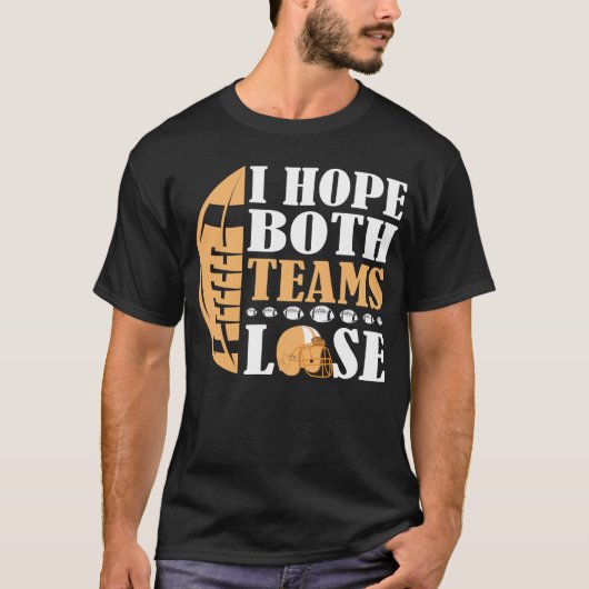 両チームが負けますように Tシャツ (正面)