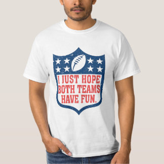 両チームともおもしろいシャツを持ってほしい Tシャツ