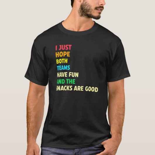 両チームともおもしろい Tシャツ (正面)