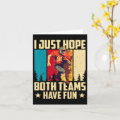 両チームともサッカー好きのおもしろいを望む カード (黄色い花)