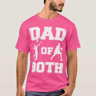 両バレーボールバスケッおもしろいトルパパのパパ Tシャツ