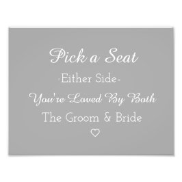 両側に座席を取る フォトプリント           