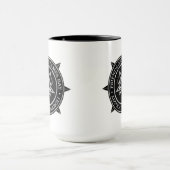 両側のマグのロゴ マグカップ (中央)