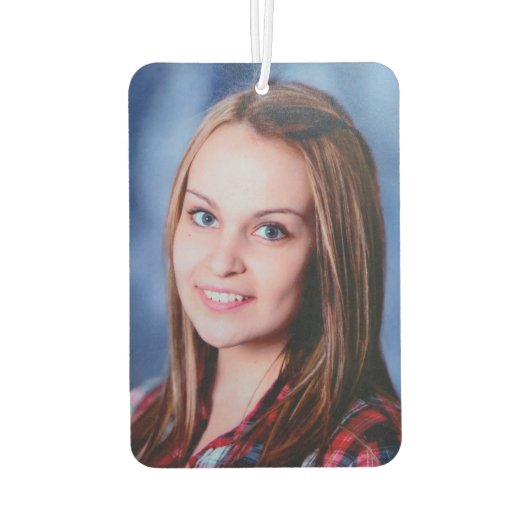 両側の同じカスタムフォトカーエアコン カーエアーフレッシュナー (裏面)