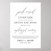 両側の座席を結婚選ぶ ポスター (正面)