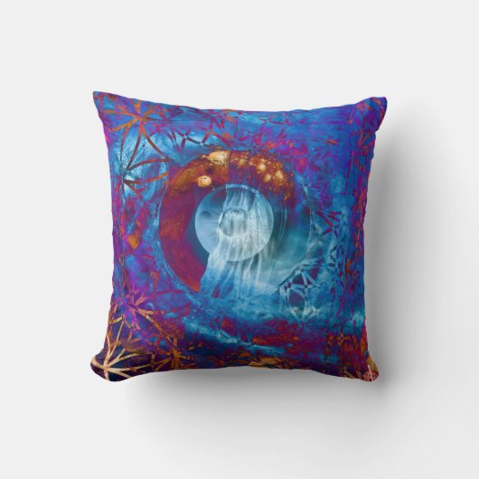 両側の枕を印刷しました クッション (正面)