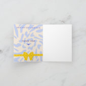 両側の赤ちゃんシャワー招待テンプレート 招待状 (内部)