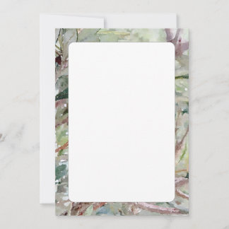 両側オーストラリアの葉 招待状