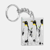 両側キーチェーンペンクイン キーホルダー (正面左)