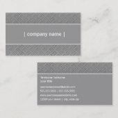 両側スタイリッシュ線 名刺 (正面/裏面)