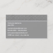 両側スタイリッシュ線 名刺 (裏面)