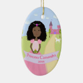 両側パーソナライズされたプリンセスオーナメント セラミックオーナメント (右)
