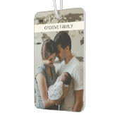 両側モダンファミリーフォトカスタムカーユニーク カーエアーフレッシュナー (左)