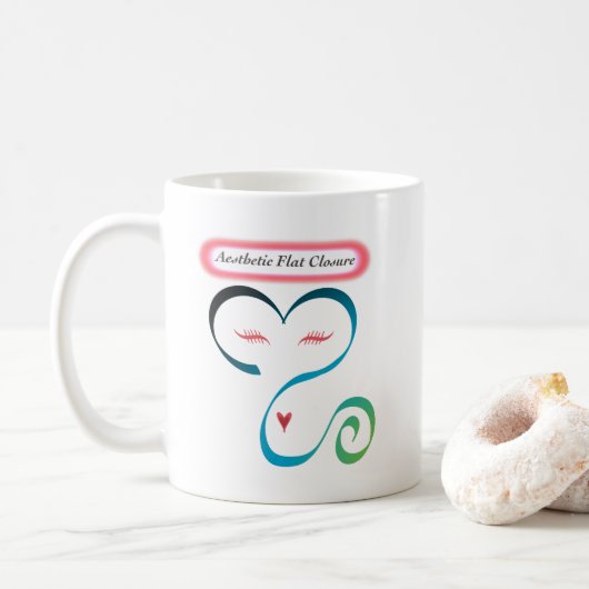 両側乳房切除術 コーヒーマグカップ (ドーナツ)