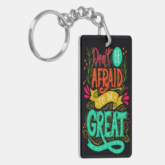 両側素晴らしキーチカスタマイズェン キーホルダー (正面左)