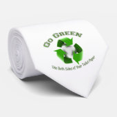 両側.....緑使用は行きます ネクタイ (ロール)