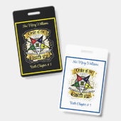 両側OES バッジ (表裏)