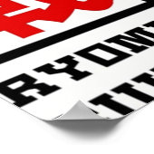 両免スクナポスト文字IV ポスター (角)