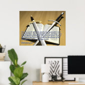 両刃剣ポスター ポスター (ホームオフィス)