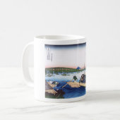 両国橋の夕日 コーヒーマグカップ (正面左)