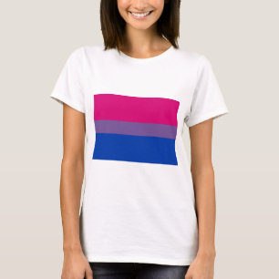 両性のプライドの旗 Tシャツ