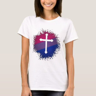 両性の十字 Tシャツ