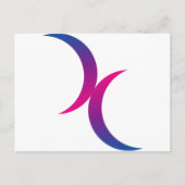 両性の月の記号 ポストカード (正面)