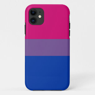 両性のBiのプライドの旗 iPhone 11 ケース
