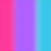 両性プライドグラデーション – 両性ギフト シール (正面)