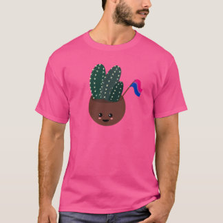 両性プライドサボテン Tシャツ