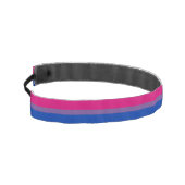 両性プライド国旗 アスレチックヘッドバンド (左)