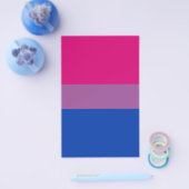 両性プライド国旗 チラシ (シングル)