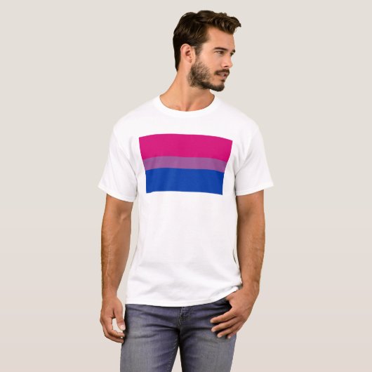 両性プライド国旗 Tシャツ (正面フル)