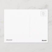 両性プライド旗色三日月形のシンボル ポストカード (裏面)