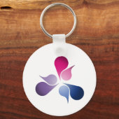 両性プライド破裂 キーホルダー (正面)