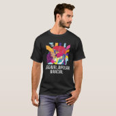両性双極性双生児レインボープライド両性双生児 Tシャツ (正面フル)