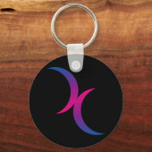 両性双生衛星 キーホルダー (正面)