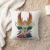 両性妖精の国 クッション (ブランケット)