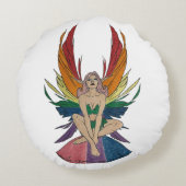 両性妖精の国 ラウンドクッション (裏面)